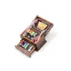 Kit d'aiguille à aiguille à couture vintage Box 1:12 Dollhouse Miniture Mini Decor