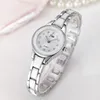 Wristwatches Fashion Women Ladies Watch Waterproof Female Small Dial Stainless Steel For Gift Travel Work Shopping