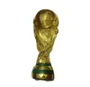 European Golden Harz Fußball Trophäe Geschenk Welt Fußball Trophäen Maskottchen Home Office Dekoration Crafts4047900