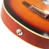 Kabels Elektrische akoestische gitaar 6 string 34 "Cutaway Design Travel Guitar 20 Frets Sunburst Color Folk Guitar Mini Guitars voor reizen