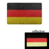 USA USA STATI UNITI Germania Bandiera Spagna Stampato Patch riflettenti Full Flag tattici National Bandiere Emblema Applicati Distintivi