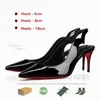 Designer Red Reds Sole Sandalen Hoge Heels Teen Pointed Dress Sandaal Dames 6 cm 8cm 10 cm 12 cm 14 cm Luxurys platform Highheel Peep-Toes Sexy Stiletto Heeled Dhagtes