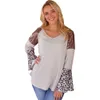 Designer Women's Hoodies Sweatshirts Autumn New Pullover V-neck Long Sleeved Top for Women with Personalized Design Sense Leopard Print Hoodie for Womens Clothing