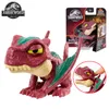 Jurassic World Ankylosaurus Dinosaur Snap Snap Dinosaurs Spinossaur Tyrannosaurus Rex Toys for Kids Birthday Natal GGN26