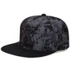 Ball Caps Fashion Flat Brim Men's Cap Hip Hop Baseball For Men Embroidery Trucker hoeden katoen verstelbare snapback hombre