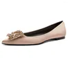 Casual Shoes Closed Toe Flats For Rhinestone Women Low Heel Dress Wedding Guest Elegant Satin Evening Comforts Pointed