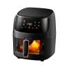 Fryers QF305 2 Color wielofunkcyjny AIR FRYER 8L 2400W EU/KR Wtyczka gospodarstwa domowego wizualne elektryczne Air Fryer Screen