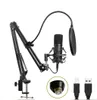 BM700 USB Zestaw mikrofonu 192KHZ24bit Profesjonalny podcast mikrofon kondensatorowy do PC Karaoke YouTube Studio Nagrywanie Mikrofo2028103