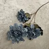 Fleurs décoratives plantes artificielles bleues lucif de fleur de cerise de fleurs de maison décorer