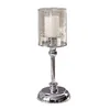 Ljushållare Pillar Holder With Glass Candlelight Robust For Wedding Party Pise Pise Dekent Accent Display 4.7x13.4 tum