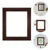 Frames Traditional Chinese Painting Like Frame Square Picture Canvas Wooden For Art