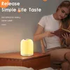 مصابيح طاولة JFBL LED Bedside Lamp Touch Dimmable 3 سطوع قابلة للتعديل ضوء الليل معلقة محمولة