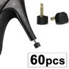 60pcsハイヒール修理のヒント女性用のピン靴ダウン置換路capsレディウェディングヒールストッパープロテクターケアキット240401