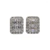 Stud Earrings S925 Silver Fashion Personalized T-shaped Cross Border Foreign Trade Mantianxing Wholesale