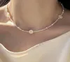 Chokers Collier de perle d'eau douce naturel à la mode naturel Belle Daisy Perles ornées de charme unique pour les femmes Gargantillas CO6271313