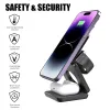 Chargers 30W Magnetic Wireless Charger Stand Pad per iPhone 15 14 13 Apple Watch 8 7 6 AirPods Pro 3 in 1 MacSafe Fast Charging Dock S
