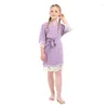 Abbigliamento da donna Sleep Summer Cotton Stampato Piajama Stampato Lunga sezione di grandi dimensioni Wholesale Night Good Down Servizio a casa sciolta App drop dhgrd dhgrd