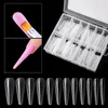 Nail Art Kits breiden het membraan plastic precieze schaalontwerp perfecte decoratie gemakkelijk te gebruiken producten transparant