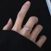 Cluster Rings Real S925 Silver Droplet V Women Betala Diamond Ring Female 5A Zircon Original Design Luxury Jewelry Girl Gift