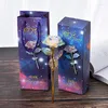 Decorative Flowers Valentine's Day Mother's Gift Foil Plated Roses Artifical Wedding Decor Lover Lighting Creative