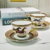 Quatily Bone China Porcelain Mugs Coffee Cupsかわいいマグ