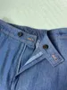 Kvinnors jeans denim bredbenade byxor casual mode 2024 Summer 0410