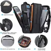 Heroic Knight Travel Backpack Men Business School Expanderbar USB Bag stor kapacitet 156 Laptop Waterproof 240328