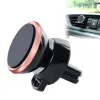 Support de téléphone Universal Magnetic Car Car GPS Air Vent Mot Mobile Phone Telephone Bracket Mount Support Sticky Stand Solder pour smartphone