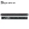 System 166xl Professional Compressor Limiter Antihowling High Precision Dual Channel Digital Audio Processor Noggrannhet för steg DBX