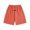 Heren shorts dubbele lijn dubbele rij pluche shorts voor mannen en dames high street losse capris
