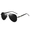 Gafas de sol Gafas de sol polarizadas para hombres de lujo Conducir lentes de sol para hombres Diseñador de marca Menil Vintage Black Pilot Gafas de sol UV400 24412