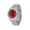 Luksusowe wyglądające w pełni oglądanie modyfikowanych dla mężczyzn Woman Top Craftsmanship Unikalne i drogie Mosang Diamond 1 1 5A zegarki dla Hip Hop Industrial Luksurious 3168