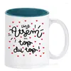 Mokken French Teacher Cups Coffee School Atsem Gifts Geek Nerd Students Ceramic Tableware Tea Ware Coffeeware Drinkware