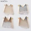 Подвесные ожерелья Borosa милая M Shape Natural Agates Druzy Connectors Сделание 24 -дюймовые золотистые для женщин аксессуары для ювелирных изделий