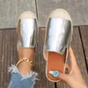 Slippers Flats Mules Chaussures Femmes Sandales décontractées 2024 Summer Walking Flip flops Fashion Beach Cozy Zapatos Mujer Slides