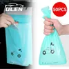 Car Organizer 50 Pcs Adhesive Trash Bag Biodegradable Rubbish Holder Garbage Storage Hanging Multi-Functional Clean