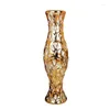 Vasos Cerâmica da sala de estar Ornamentos de vaso de piso grande ornamentos decorativos de luxo de luxo de luxo personalidade criativa de 60 cm de altura