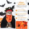 Kattdräkter gåvor halloween husdjur cosplay kit pirat diy kläddekor fest kostym tillbehör hund hat bandana kläder