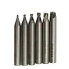 CHKJ Locksmith Tool Milling Cutter Drill Bit 1/1.2/1.5/2/2.5/3/4/5mm HSS End Mill Straight Shank 4 Flutes High Speed Steel