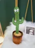 Cactus Toys Funny 32cm Danças elétricas Plant Cactus Plush de pelúcia com música para crianças Presentes em casa decoração5969088