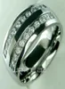 His mens stainless steel solid ring band wedding engagment ring size from 8 9 10 11 12 13 14 153048037