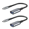 15 cm USB3.0 Typ C3.1 Konverteringskabel 3A USB3.0 Kvinnlig port till typ-C-datakabel OTG-konverteringskabel