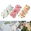 Dekorativa blommor Panel DIY Arch Flower Row Floral Bakgrund för Baby Shower T -station