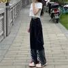 Dames jeans straat gotische hippie kleding wijd been hoge taille y2k harajuku vintage cargo denim broek Koreaanse stijl broek vrouw