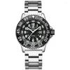 Montre-bracelets Addies Dive Men Watch 316L STRAPE D'ACIER INOXEM