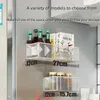 Kök förvaringsmagnet kylskåp magnetisk pappershållare arrangör kryddställe tillbehörsmöbler