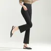 Женские штаны 2024 Случайная мода Тренда Flred Spring и Summer Slim Business Clothing Luxury