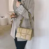 Sacchetti cubo design oro gol di borse a tracolla a tracolla in pelle per donne 2024 borse da viaggio alla moda