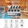 IP Kameralar Azishn H.265+ 8CH 5MP POE NVR Kit Ses CCTV Sistemi 5MP Dome IP Kamera Yüz Algılama P2P İç/Dış Mekan Video Gözetim Seti 240413