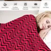 ブランケットPewdiepie Red and Black Throw Blankevet Bedファッショナブルな高級デザイナー